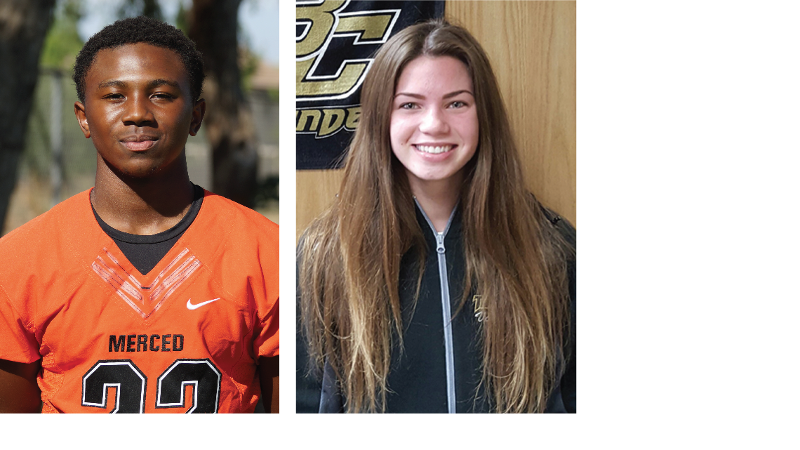 Rayveon Slaton, Merced; Jessica Pinasco, Buhach Colony