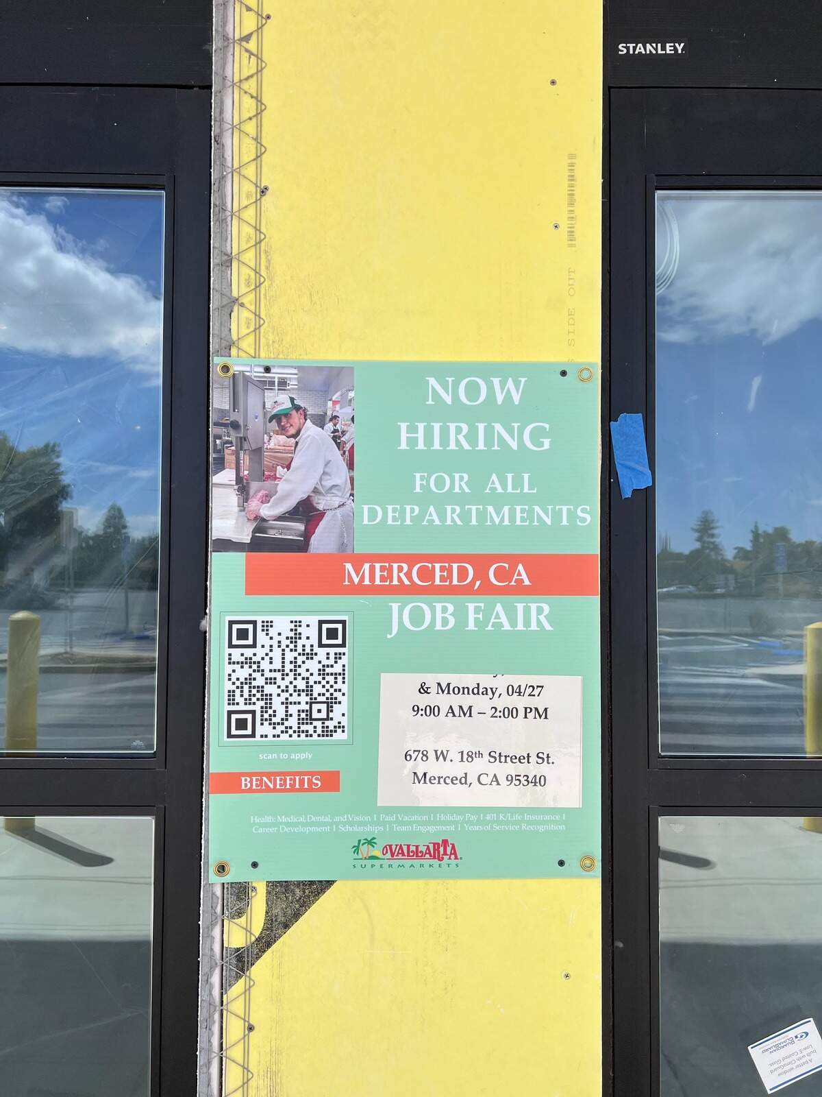 Vallarta Supermarkets is already gearing up for its opening with a job fair scheduled for Monday, April 27, from 9 a.m. to 2 p.m.