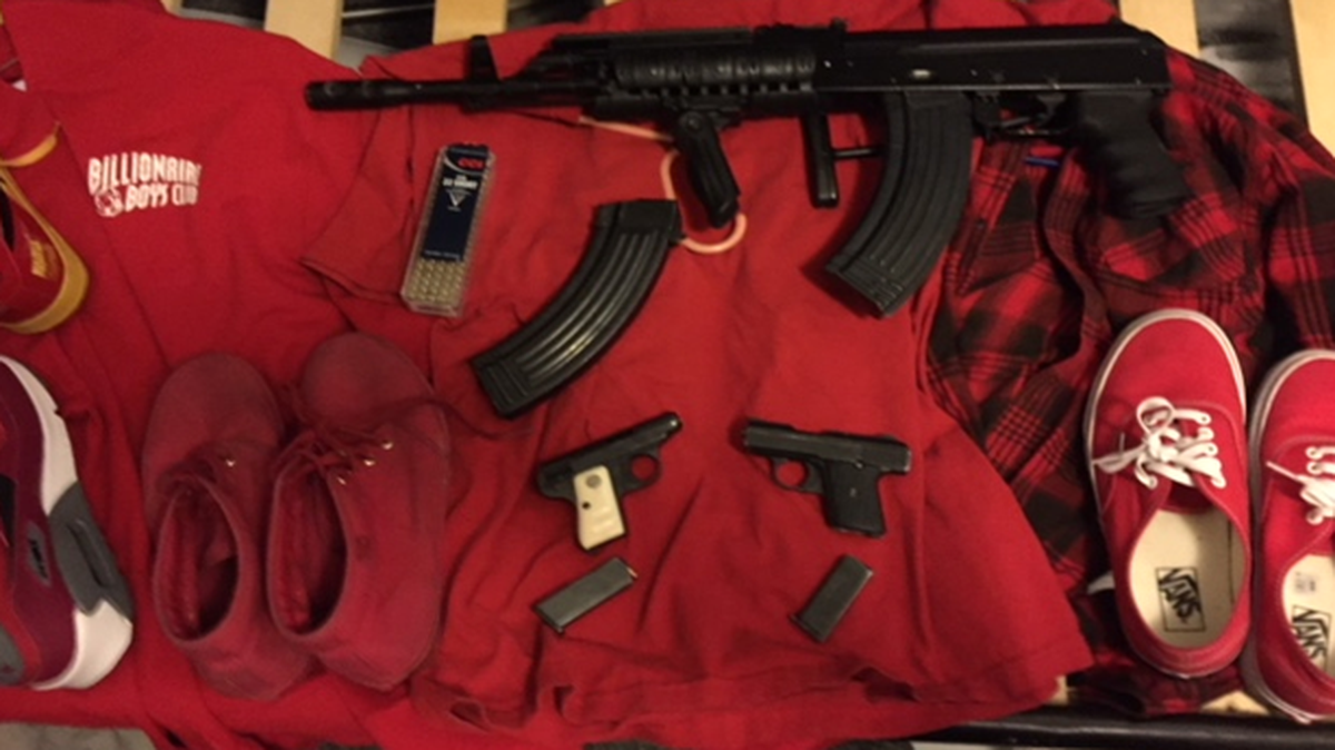 Two Merced residents were arrested Thursday after investigators found multiple weapons, including what they described as an "AK-47 assault rifle," at a home in the Beachwood/Franklin area, an unincorporated neighborhood on the western outskirts of Merced.