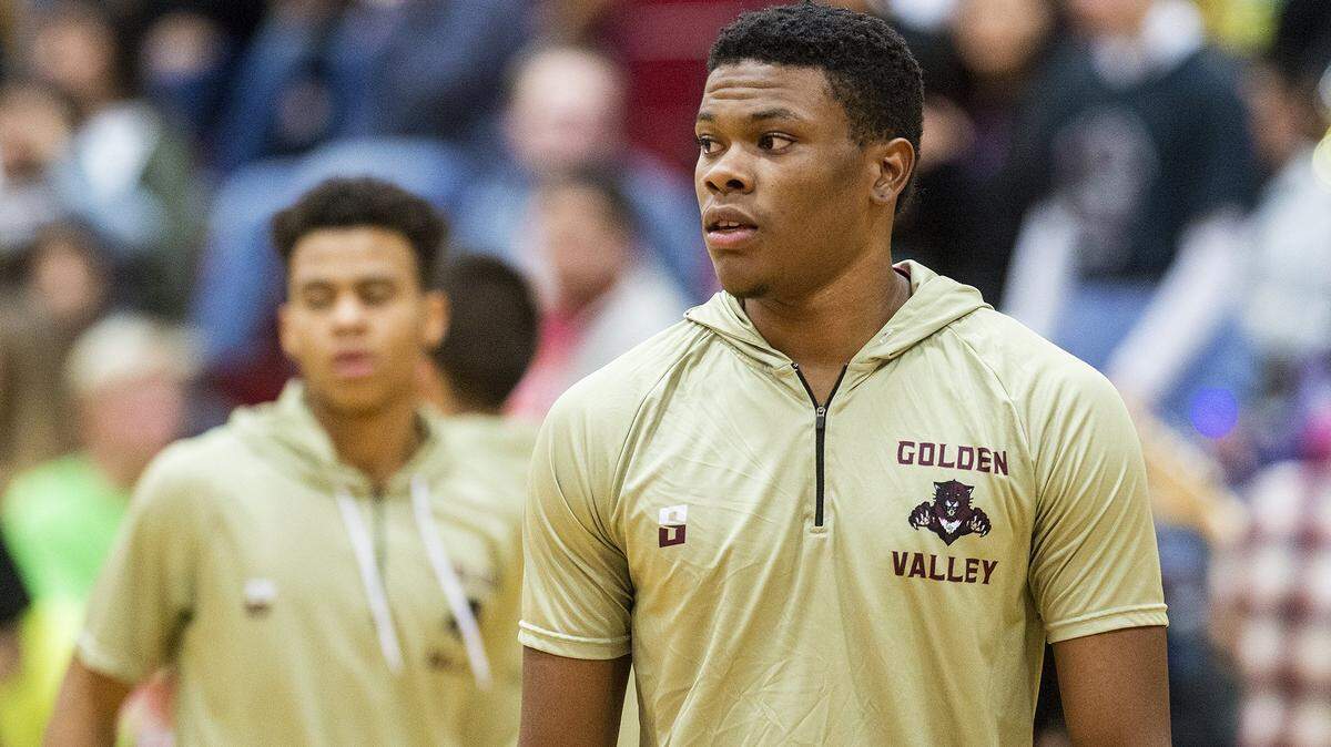 Golden Valley senior Etrell Bowers (2) was named the Central California Conference MVP after leading the Cougars to a 12-0 record in conference play.