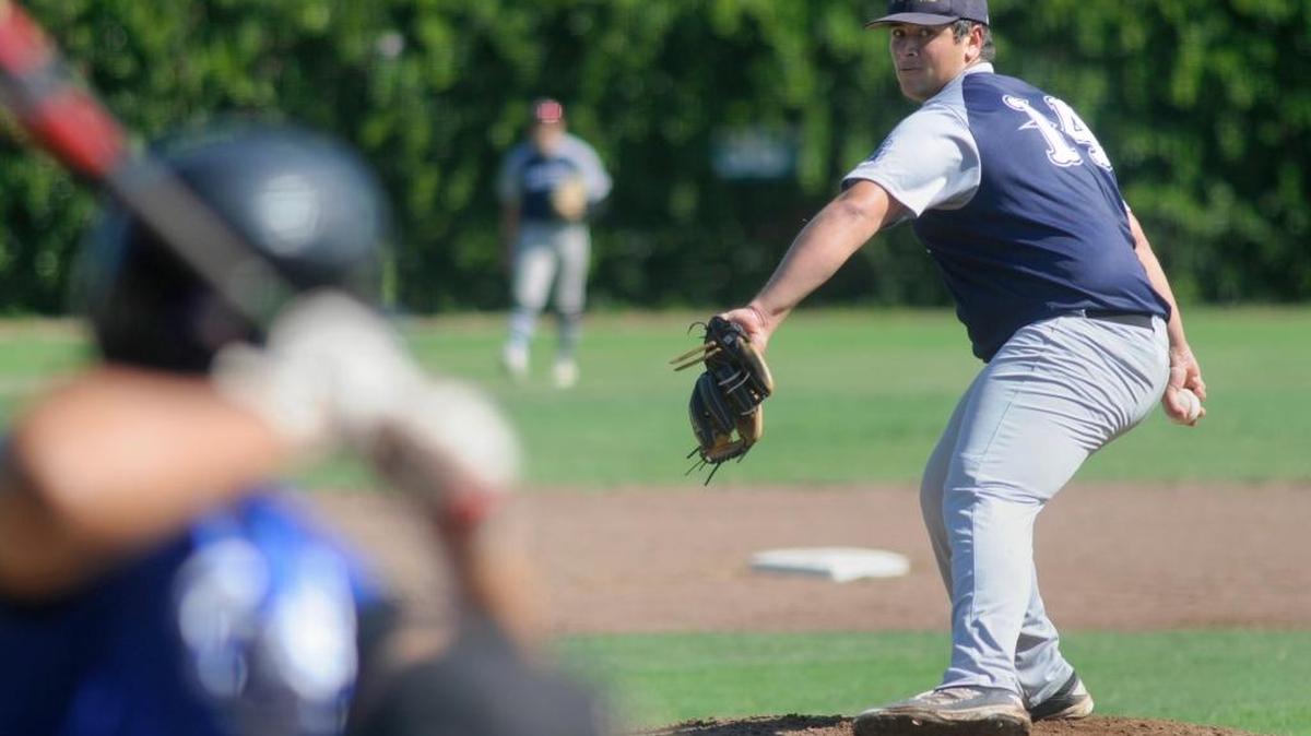 Merced Volunteers pitcher John Trujillo throws during the second inning of Thursday’s California State American Legion Tournament game against the Fairfield Expos, at The Yountville Veteran’s Home, in Napa. (Robinson Kuntz/Daily Republic)