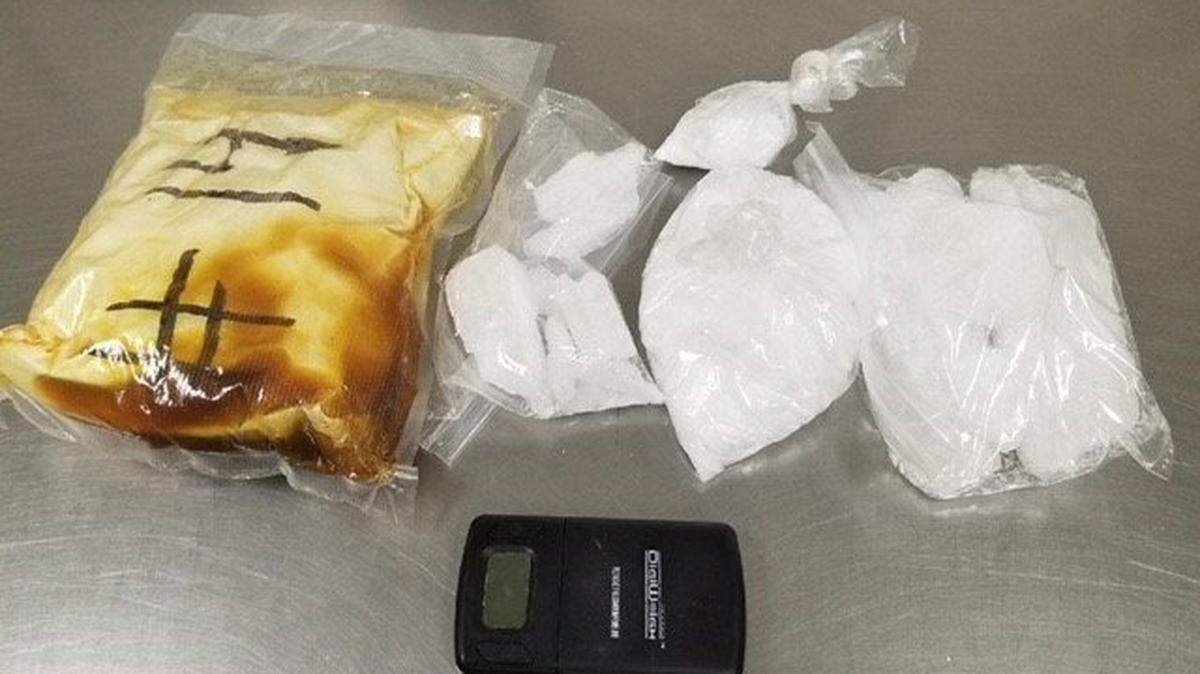Two men were found to be in possession of more than 2 pounds of methamphetamine in Merced on Wednesday, Aug. 1, 2018, according to Merced police.