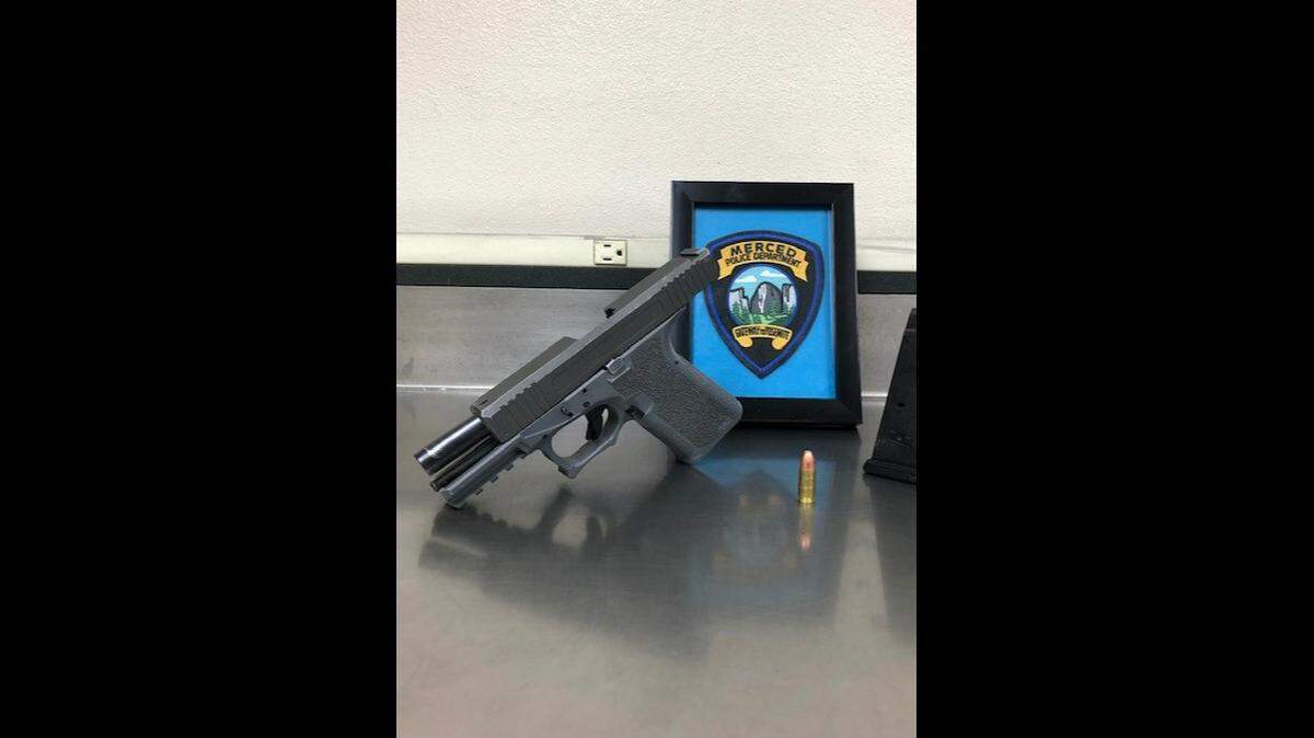 A 20-year old Atwater man was arrested after Merced police officers said they located a loaded and unregistered firearm in his vehicle after a traffic stop Friday night, Sept. 30, 2022, in Merced, California.