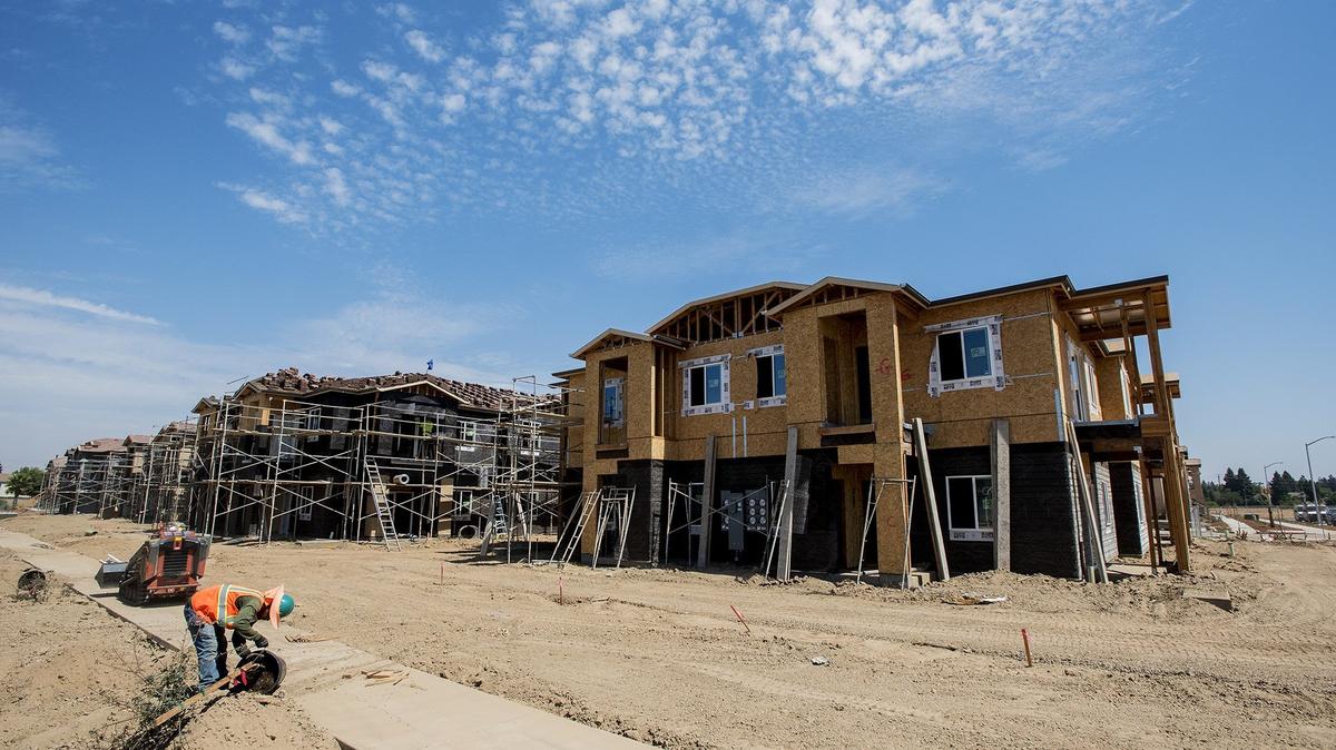 Construction continues on the Axis at Compass Pointe Apartments located off of Compass Pointe Avenue in Merced, Calif., on Thursday, Sept. 6, 2018.