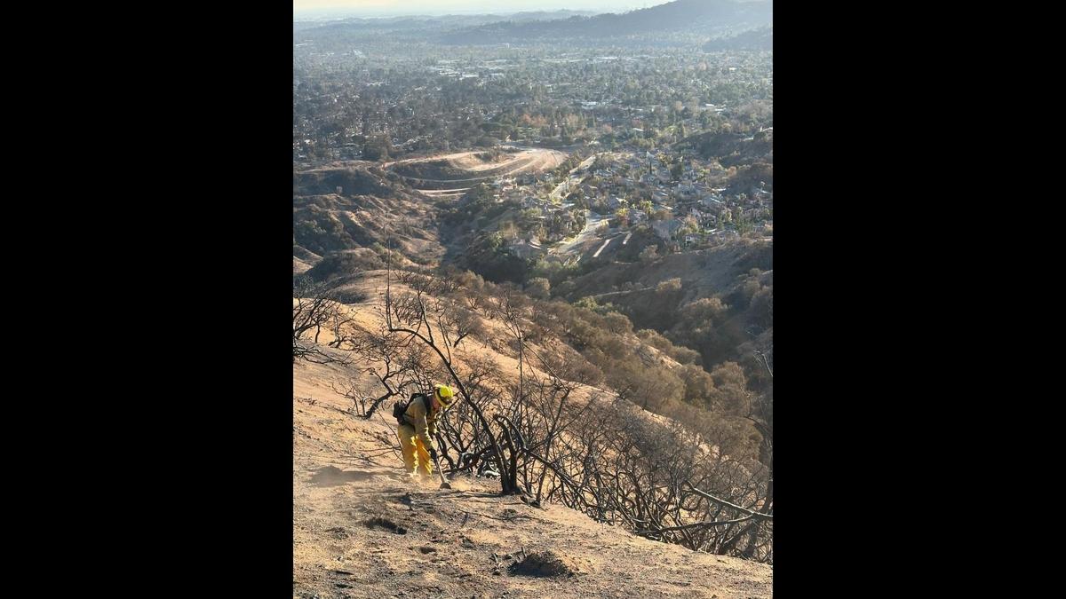 The Merced City Fire Department has deployed eight firefighters and several fire apparatus to assist in fighting the wildfires burning throughout Los Angeles County in southern California, according to Merced fire officials. Image courtesy of Merced City Fire Department.