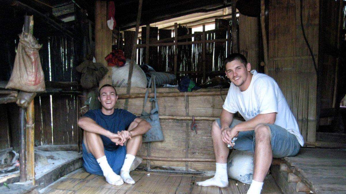Fresno State quarterback Ryan Colburn on a Thailand mission trip.
