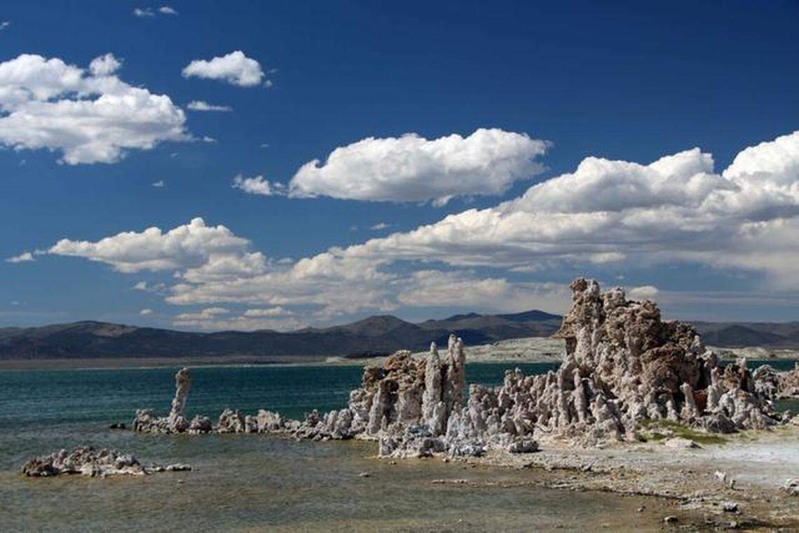 No matter what time of year you visit the Eastern Sierra, the weird tufa formations of Mono Lake are always an interesting destination.