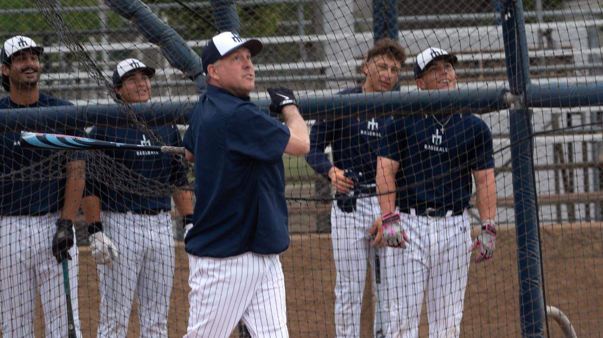 Adam Gray, a member of the United States House of Representatives from California’s 13th congressional district, worked out with the Merced College baseball team on Friday, April 25, 2025. Gray is preparing to play in the Congressional Baseball Game on June 11, 2025 in Washington D.C.