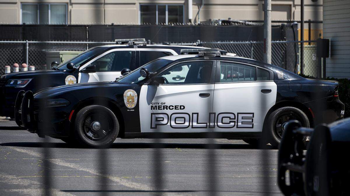 Merced Police Department patrol vehicles. Merced Sun-Star file image.