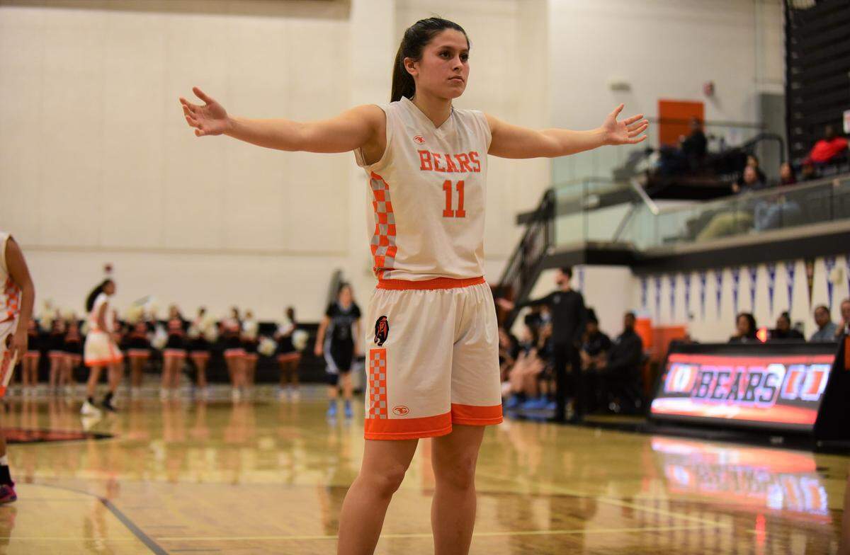Merced High senior Kaitlynnn Perez is a big reason why the Bears are in first place in the Central California Conference.