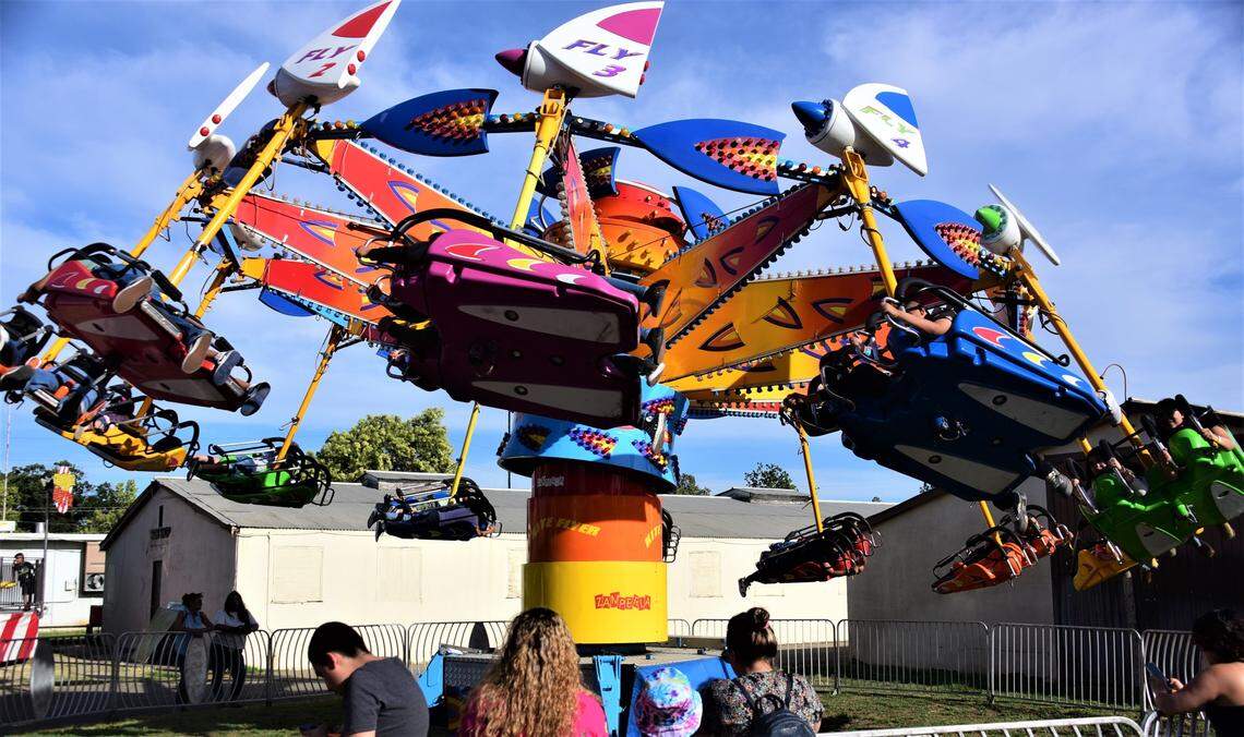 Rides are one of the main attractions for attendees of the 2022 Merced County Fair, which opened on Wednesday, June 8, 2022 and will run until Sunday, June 12, 2022.