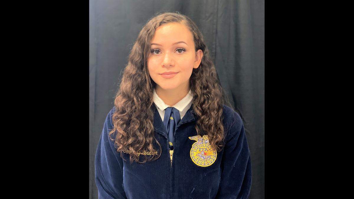 Merced High’s Alyssa Loredo won an FFA national proficiency award for agricultural sales-entrepreneurship.