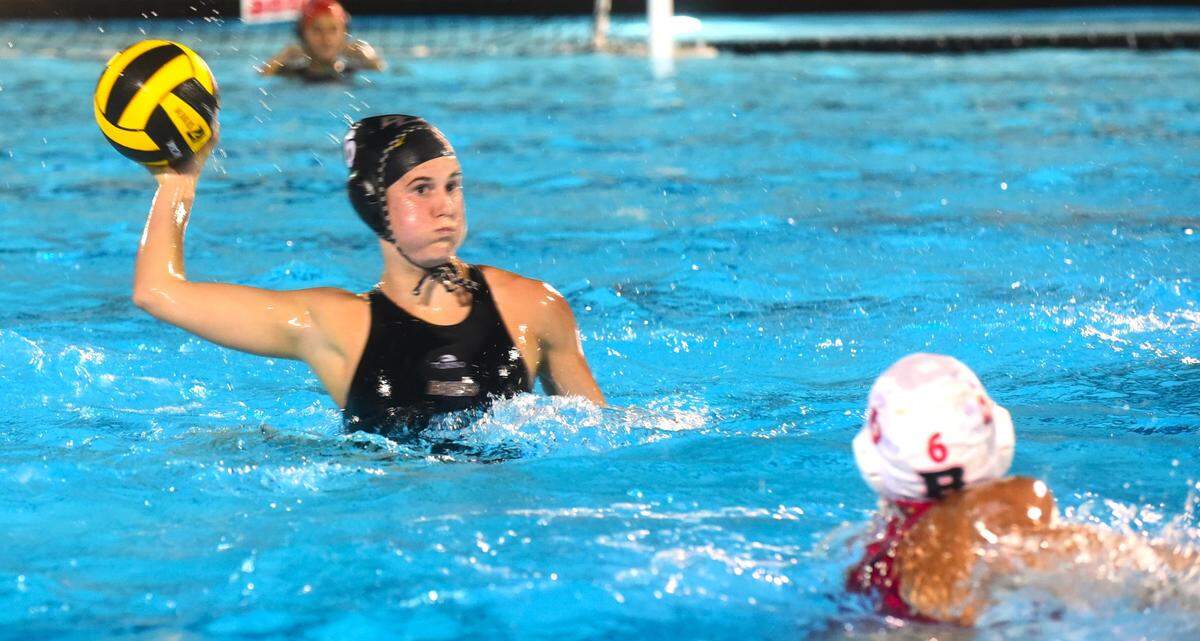 Buhach Colony High School junior Macie Drum (6) looks to score during a playoff game against Ripon on Tuesday, Nov. 14, 2023 at Buhach Colony High School in Atwater, Calif.