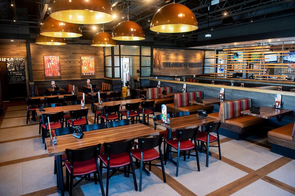 Seating inside Chili’s Grill and Bar located at 1075 W. Olive Avenue in Merced, Calif., on Sunday, June 25, 2023. A ribbon cutting will be held for the location’s opening on Monday.