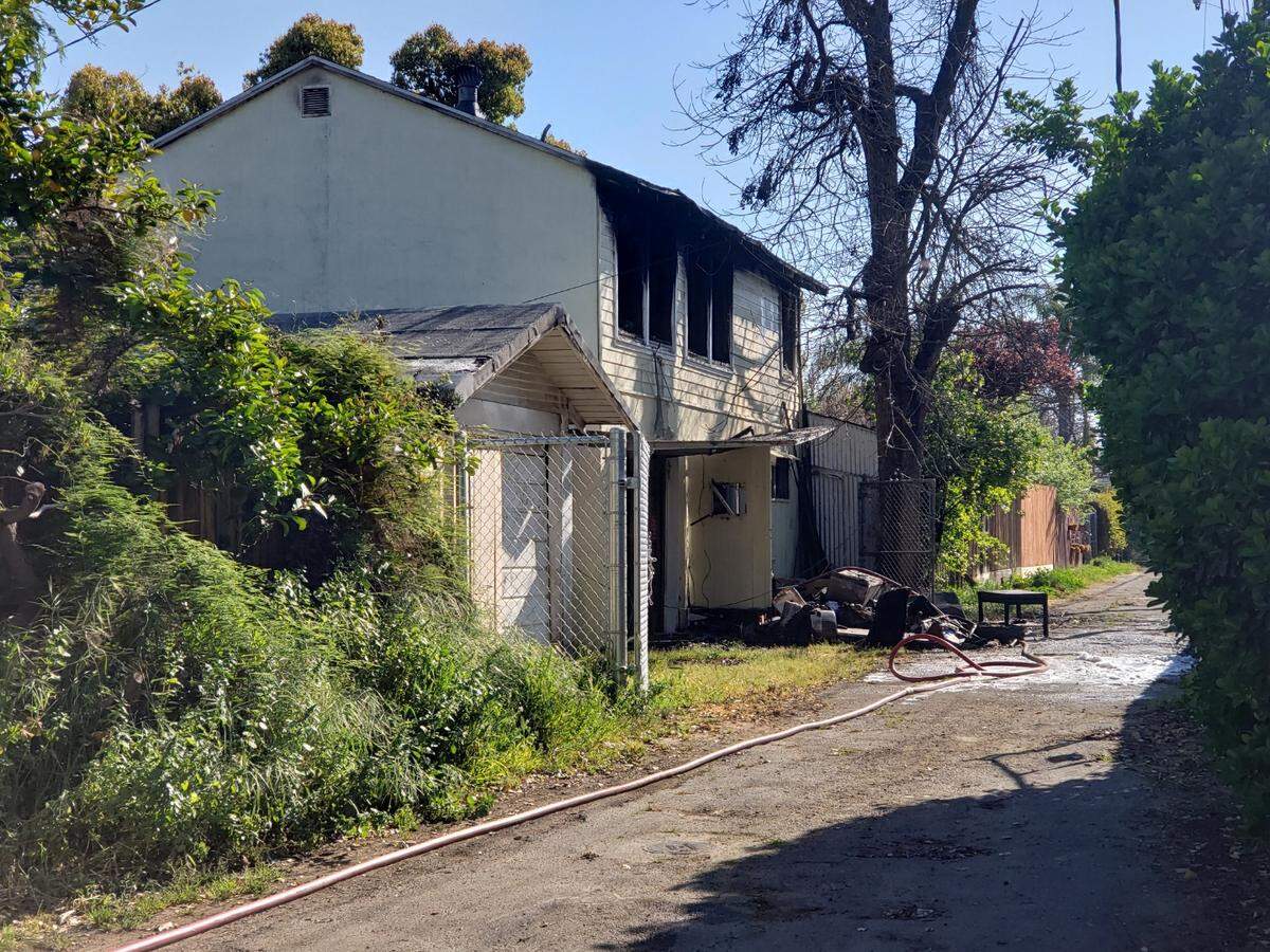 One person was killed and a Frenso firefighter was injured early Sunday, March 31, 2019, at a home in the area of East Bremer and North College Avenue, authorities reported.