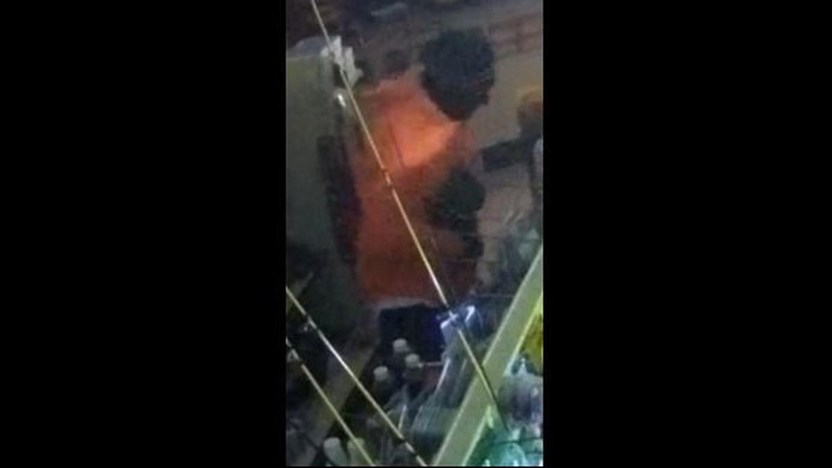 Authorities are looking for two people accused of stealing items from a Chevron gas station in Snelling on Tuesday, ramming a vehicle into the building and trying to take an ATM, according to the Merced County Sheriff’s Office. Image courtesy of Merced County Sheriff’s Office.
