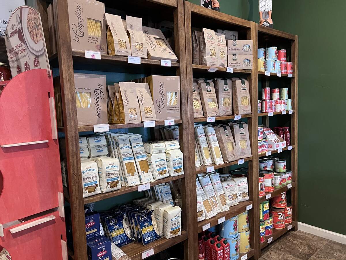Bags of dried pasta start at $4, and flour can be found for under $10.