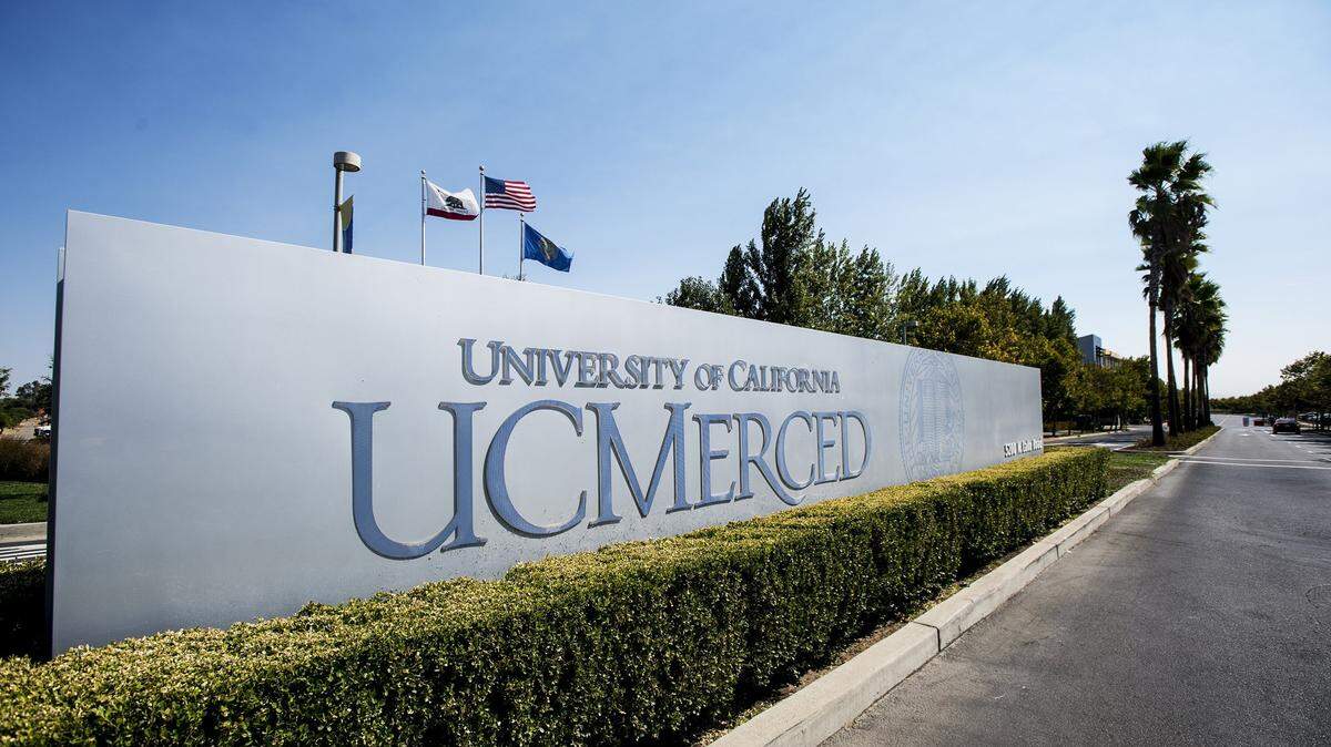 The main entrance to the University of California, Merced in Merced, Calif., Tuesday, Aug. 30, 2016. UC Merced was named one of top 100 colleges in the country based on value, according to Money.
