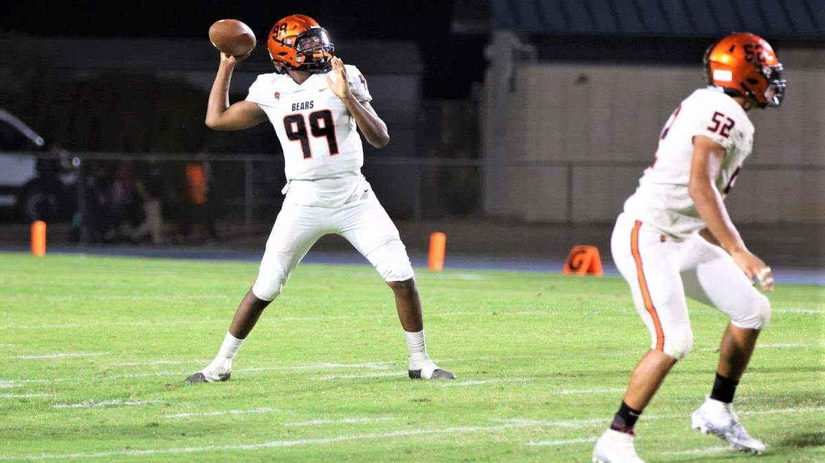 Merced High sophomore Quintell Dupree will make his first start at quarterback for the Bears against Central Valley on Friday night.
