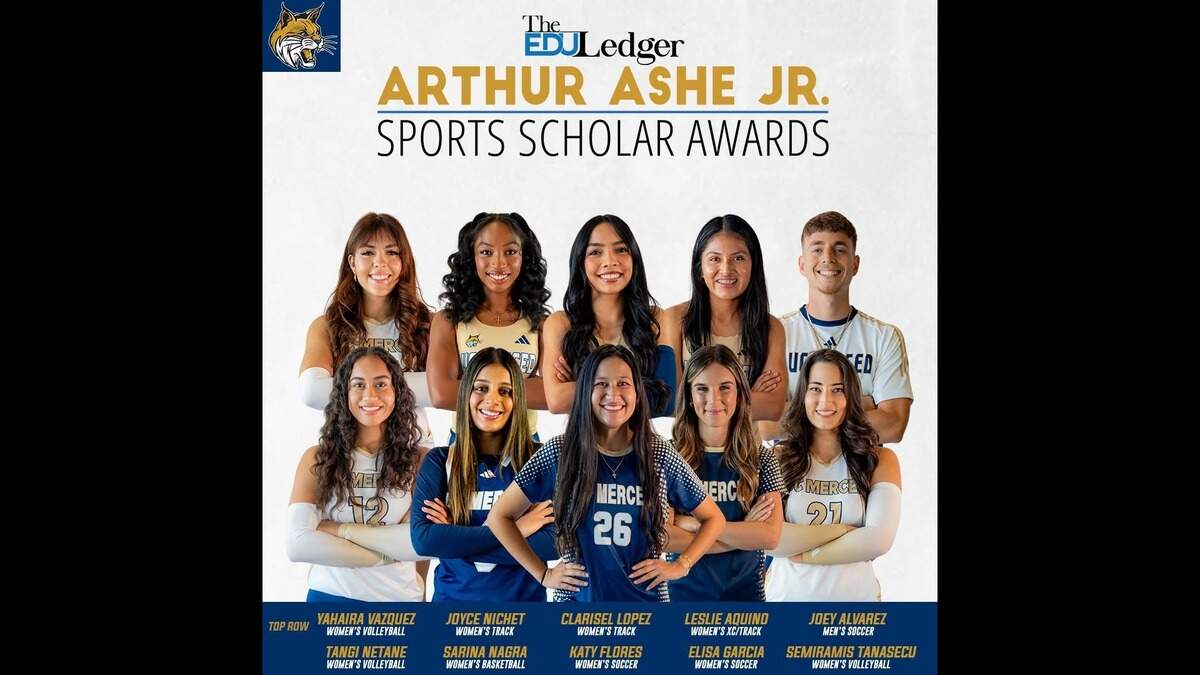 Ten athletes from UC Merced have been named Arthur Ashe Jr. Sports Scholar Awards,