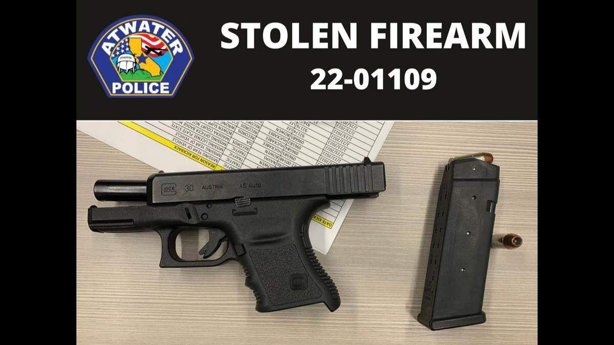 An 18-year-old suspect was arrested Monday, after officers interrupted an attempted armed robbery at a business in Atwater, according to the Atwater Police Department. Image courtesy of Atwater Police Department.