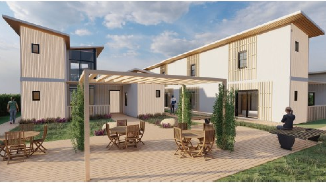 An affordable housing project for veterans in Merced was built by Custom Containers 915. Another for Turlock was discussed April 11, 2023.