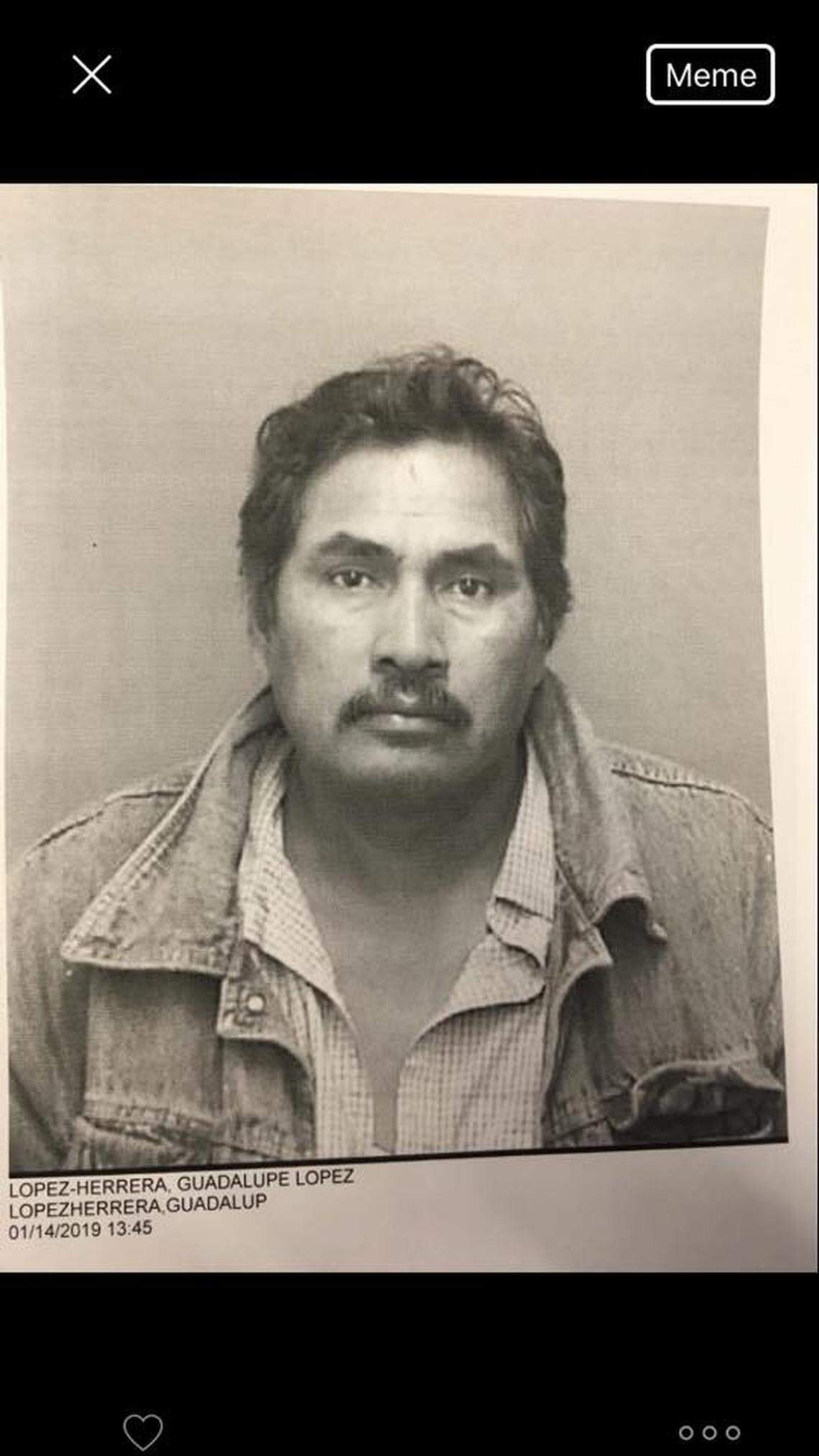 Authorities are searching for this man, identified as 51-year-old Guadalupe Lopez-Herrera from Dos Palos. He is believed to have shot a Merced County sheriff’s deputy.