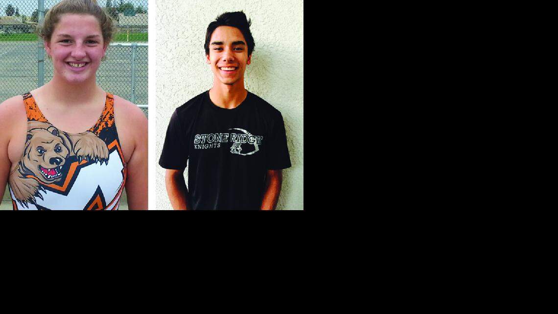 Kathryn Elgin, Merced; Bailey Dahlhoff, Stone Ridge Christian