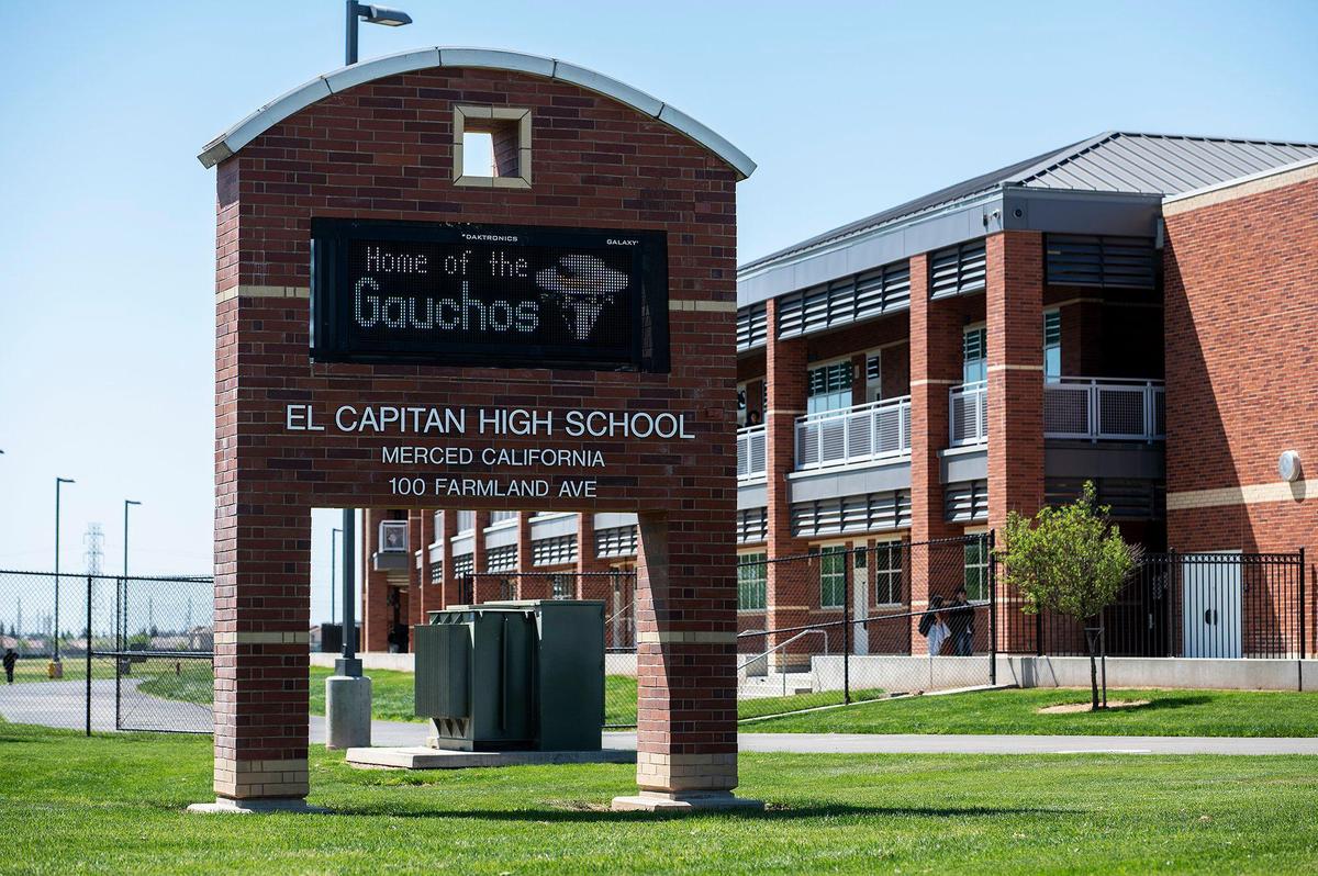 El Capitan High School in Merced, Calif., on Wednesday, April 13, 2022.