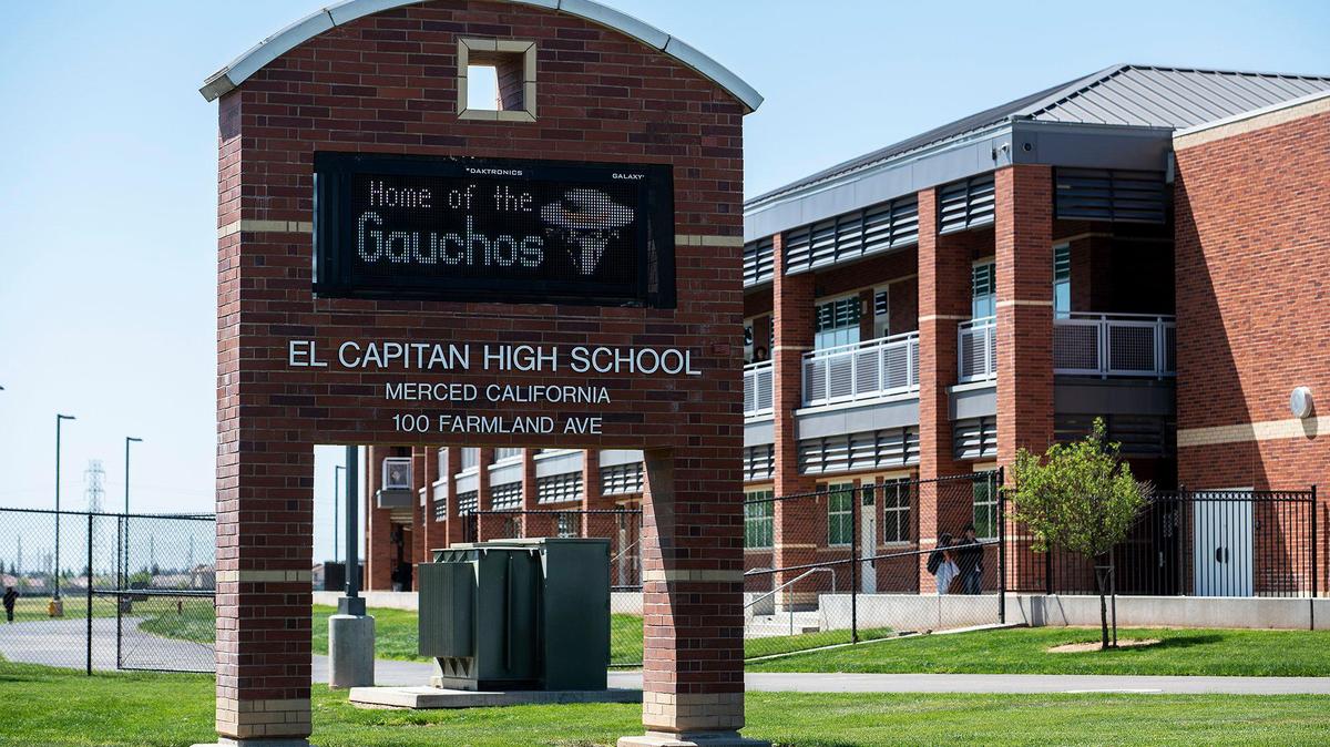 El Capitan High School in Merced, Calif., on Wednesday, April 13, 2022.