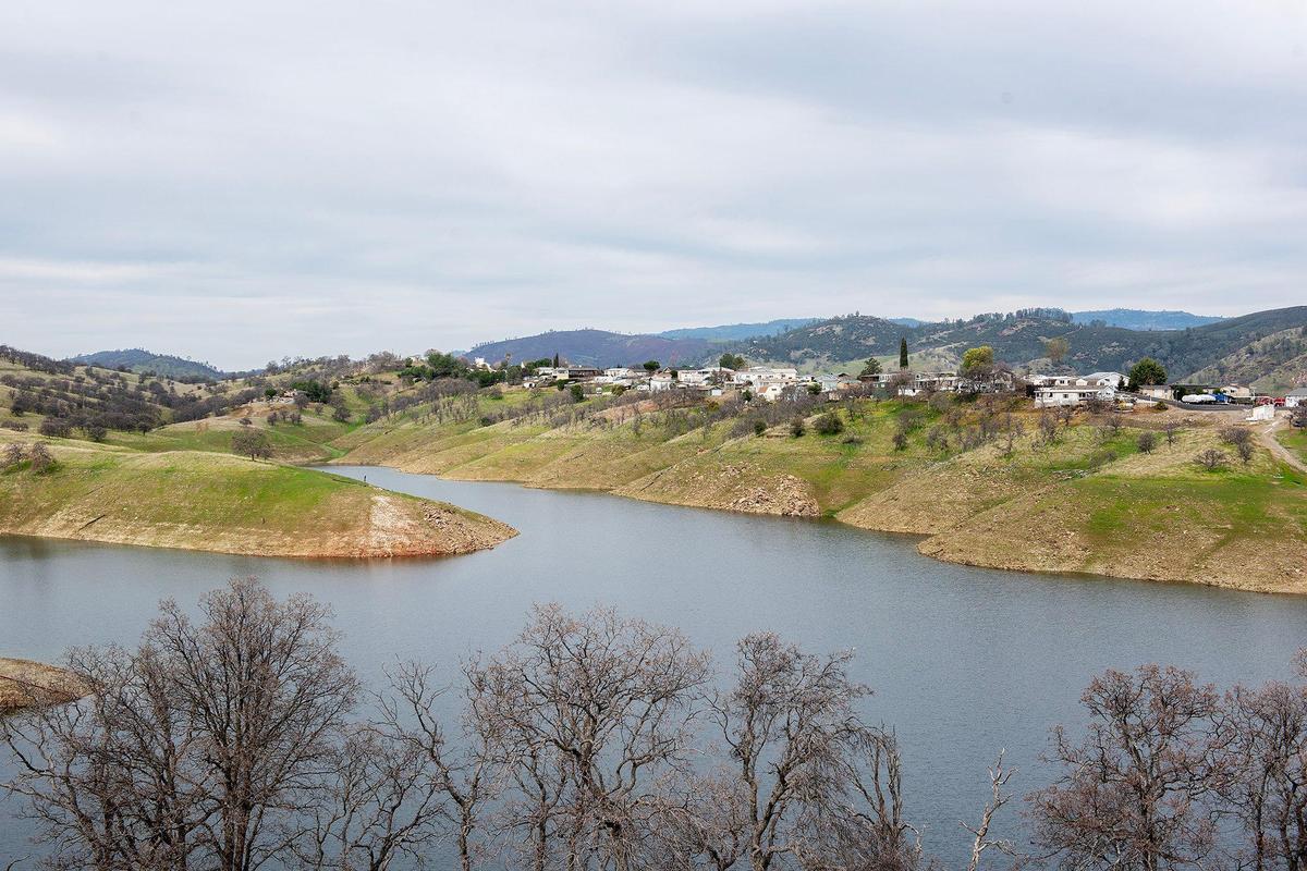 Lake McClure located in Mariposa County, Calif., on Monday, Feb. 24, 2025.