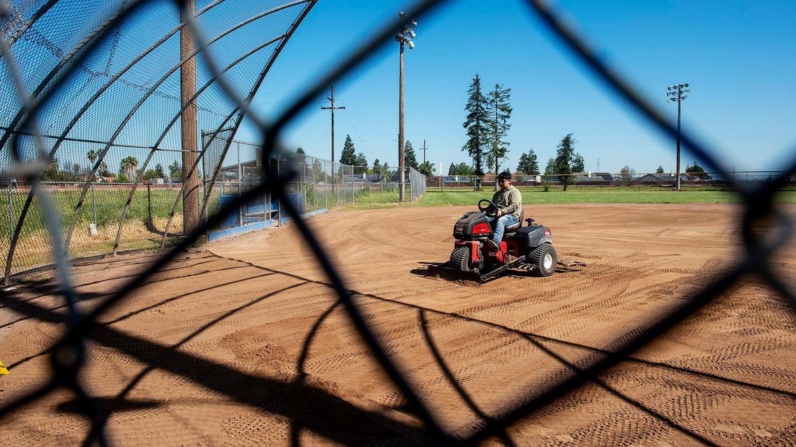 Atwater High students using knowledge, skills to help improve city softball fields