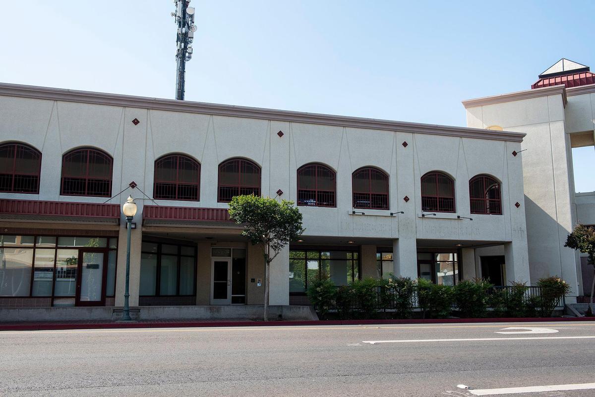 A Merced Police Department substation which is expected to accommodate about 30 people located at 1735 M Street in Merced, Calif., on Monday, April 25, 2022. According to the Merced Police Chief Tom Cavallero, the facility, which was previously occupied by the University of California, Merced Venture Lab, will accommodate the department’s Investigations Unit, Gang Violence Suppression Unit, Disruptive Area Response Team and Code Enforcement as well as the departments’ community partners.