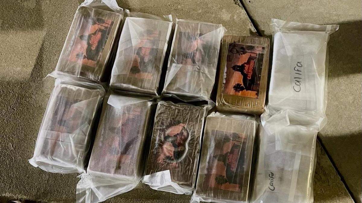 The CHP said 10 kilograms of cocaine was seized on Tuesday, March 31, 2026.