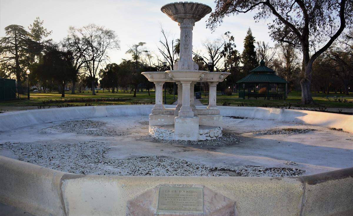 Merced City leaders are expected to vote on a funding plan to invest in restoring the historic Laura Fountain in Applegate Park.