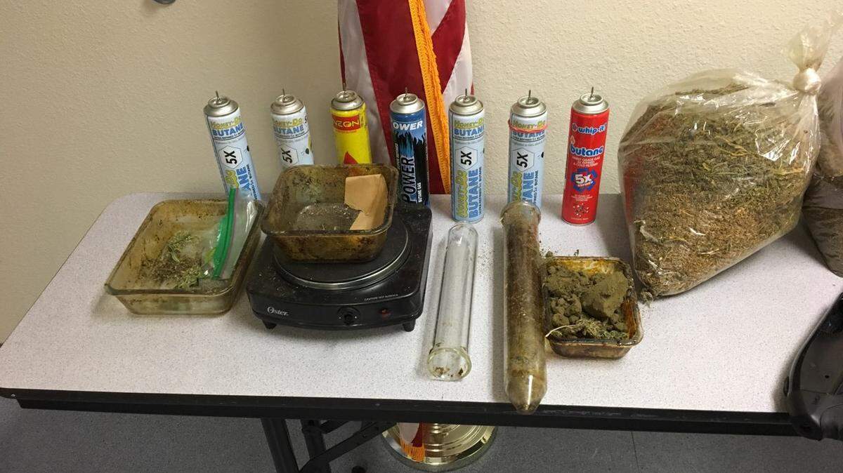 Marijuana and items commonly used for a personal marijuana oil extraction lab were seized during a marijuana cultivation search of a home at 9304 Hillside Drive Friday, Aug. 10, 2018, in Delhi, according to the Merced County Sheriff’s Office.