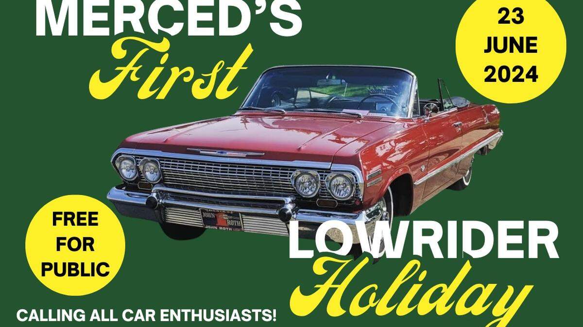 Merced’s First Lowrider Holiday Celebration will be this Sunday. Flyer provided by Annissa Fragoso.