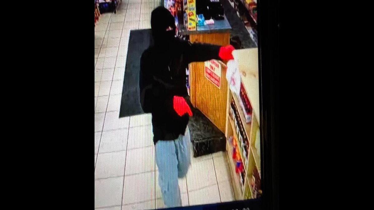 Authorities are investigating a reported armed robbery at Bernie’s Liquor and Delicatessen on G Street in Merced on Wednesday, according to the Merced Police Department. Image courtesy of Merced Police Department.