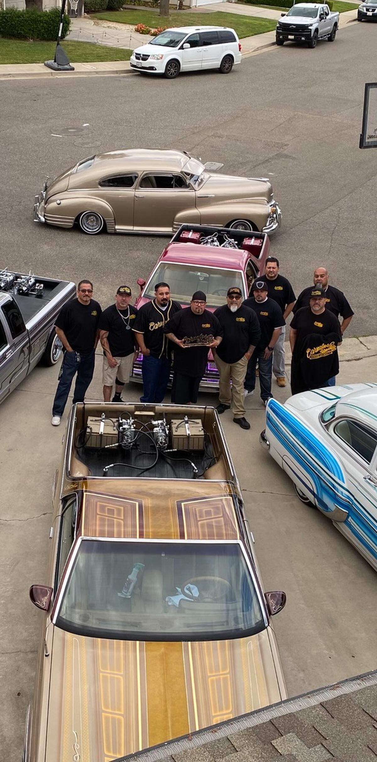 Members of the Carnales Unidos Merced Chapter.