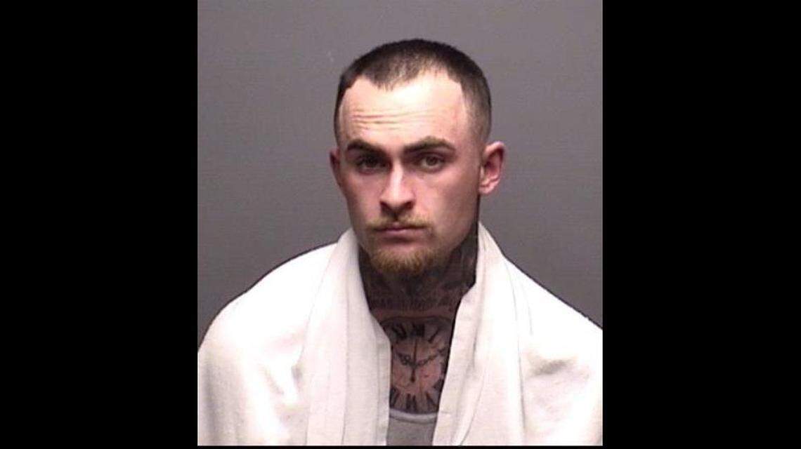 The Los Banos Police Department in Merced County, California, arrested this Los Banos man, Taylor Wade Johnston, 23, and seek a second man, Michael Isaac Lozano, 20, in connection with a March 30, 2019, gang-related shooting of a teenager.