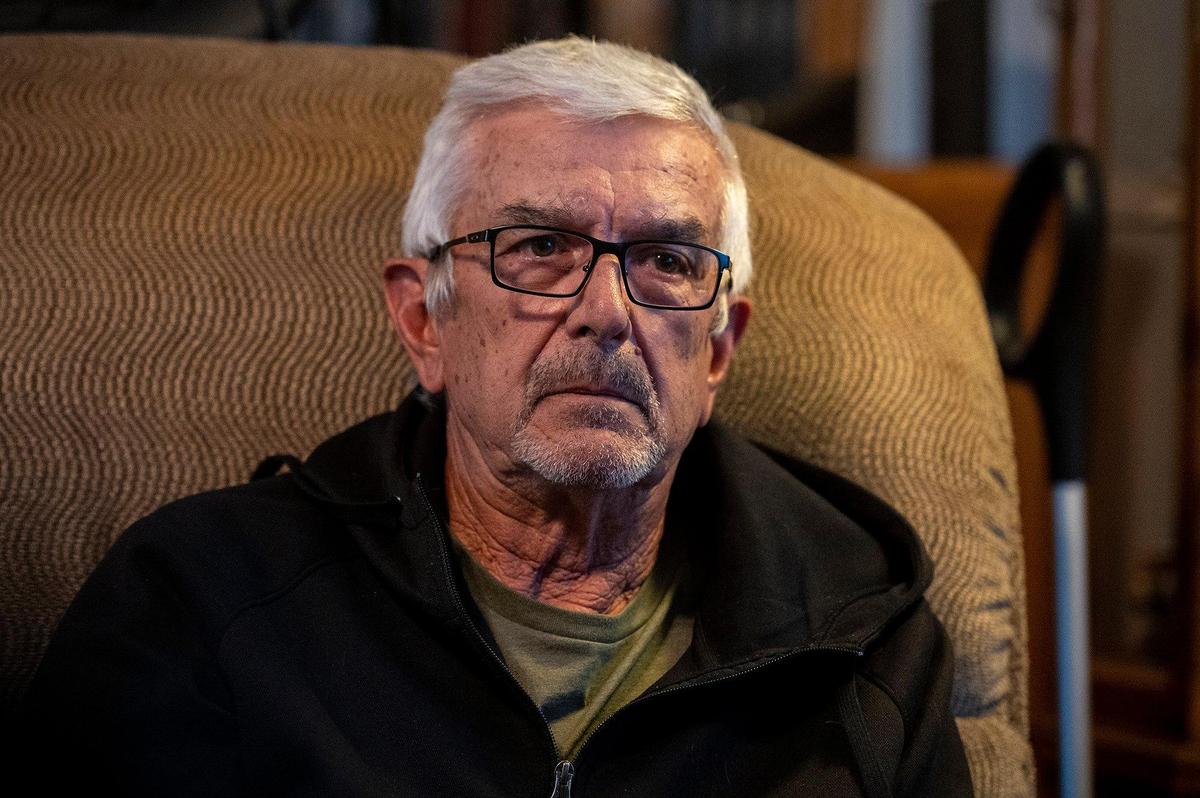 Bob Edwards, 76, of Atwater, speaks about his late wife Billie Edwards, 73, and sister-in-law Carolyn Rose, 76, in Atwater, Calif., on Thursday, Nov. 3, 2022. The family said Edwards and Rose were walking along East Juniper Avenue on Nov. 2, when they were struck and killed by a vehicle. Authorities said the vehicle was traveling westbound on East Juniper Avenue when it left the roadway striking the women and a light pole.