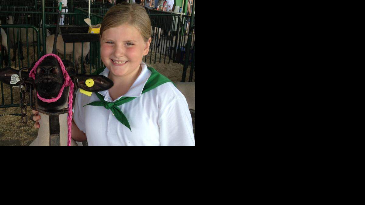 Kylie Farmer is an active member of 4-H. 

