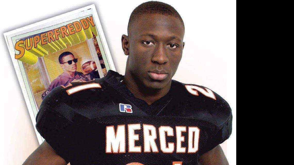 Freddy Bland, Wendell Mathis, Jhay Roland and Lloyd Winston (center) have all been mentioned in the great debate. Who is the best running back in Merced High history?