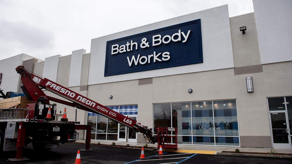Construction continues on a new Bath and Body Works location at the Shoppes at Merced, in Merced, Calif., on Tuesday, Oct. 14, 2025. The national personal care and home fragrance retailer will join several other national retailers to open a location in the shopping center next to the Marketplace at Merced. 