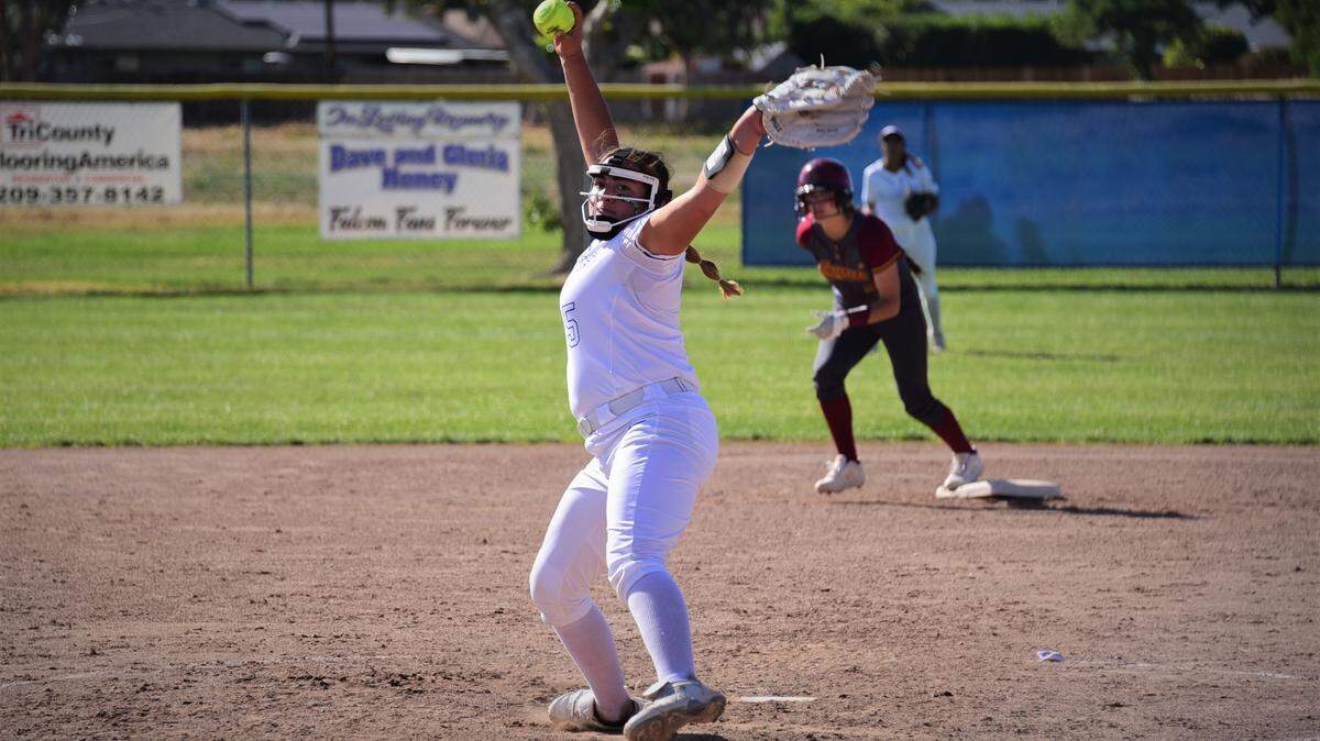 Atwater High senior Amelie Valdez struck out 13 hitters in a 2-1 win over Golden Valley on Tuesday, May 3, 2022 to bring her season total to 309 strikeouts, which leads the state.