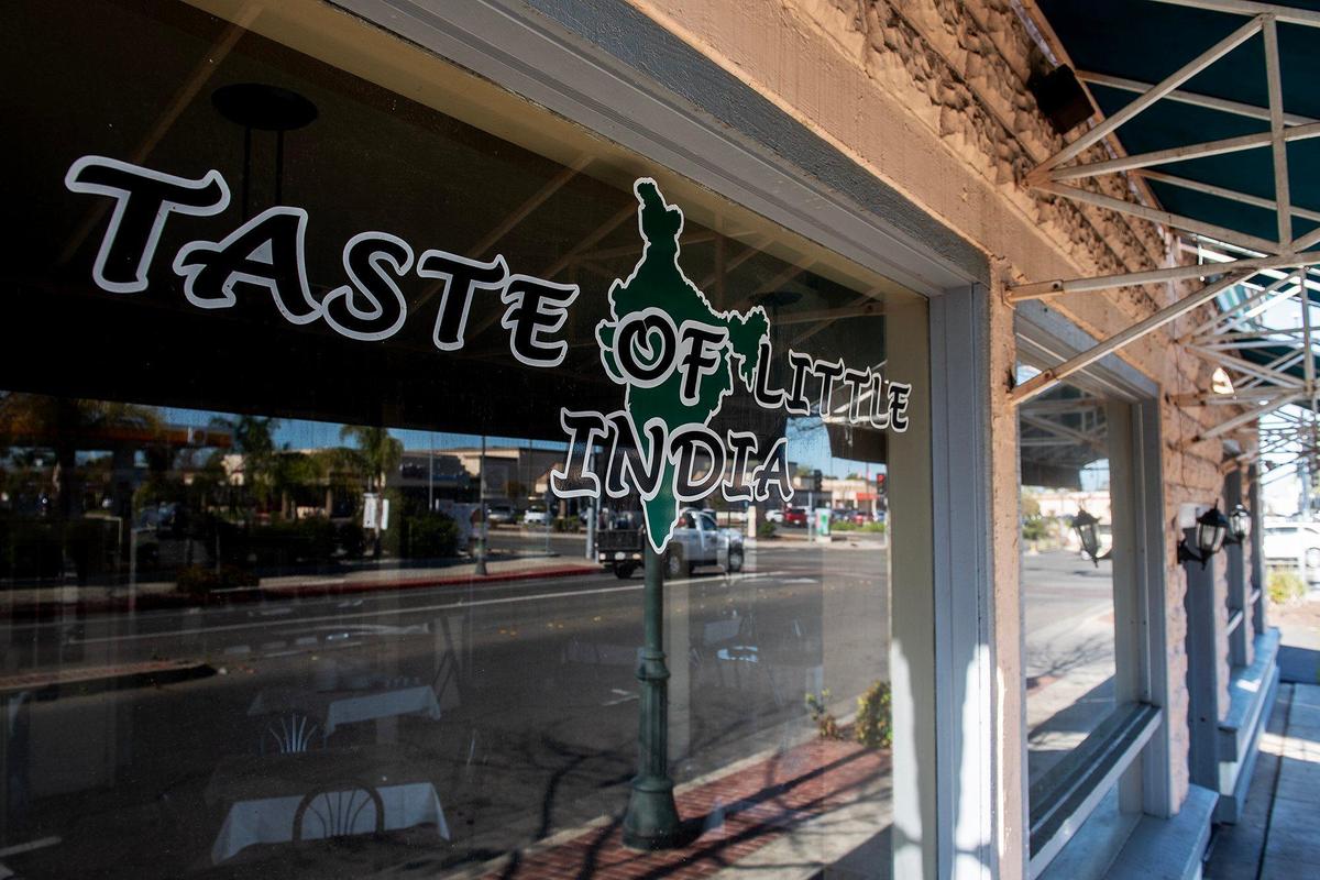 Taste of Little India located at 1052 W. Main Street in Merced, Calif., on Thursday, April 3, 2025. Restaurant owner Parm Samra said he was informed that the building has changed ownership and his lease has been terminated. The restaurant will close on April 11.