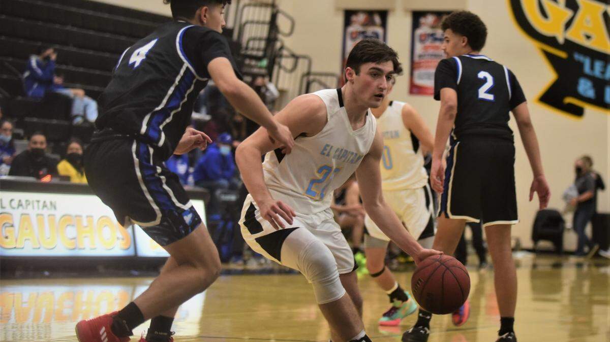 El Capitan High junior Brody Collins is averaging 20 points per game for the Gauchos this season after coming back from two knee surgeries for a torn meniscus ligament in his right knee.