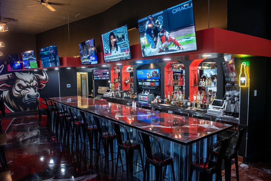 The new La Tia Juana sports bar located at 425 W. Main Street in Merced, Calif., on Wednesday, July 9, 2025. The sports bar will open to the public on July 14.