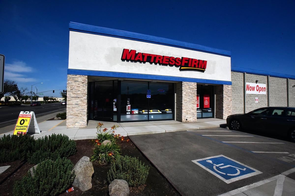 Mattress Firm, located at 1414 R Street in Merced, Calif., on Friday, Oct. 5, 2018.