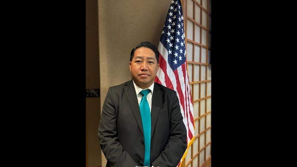 Yang Pao Thao is pictured in the Merced City Council chambers after being selected for appointment to District 2.